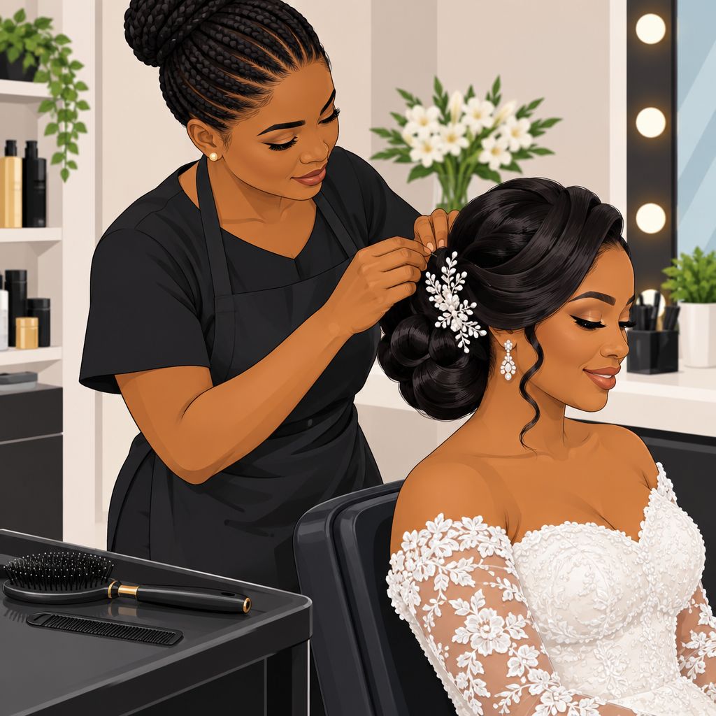 Mary Hair Palace Ado Ekiti Bridal Hair Styling and Hair Care