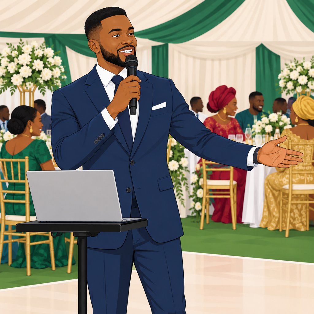 MC FUNNYKEN Master of Ceremony Services for Weddings in Benin, Edo