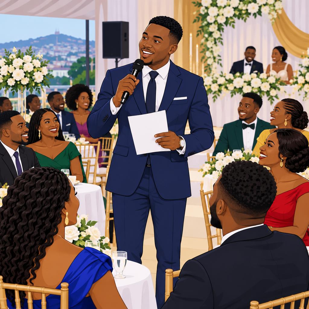 MC Prestee Wedding Reception Hosting in Ibadan, Oyo, Nigeria