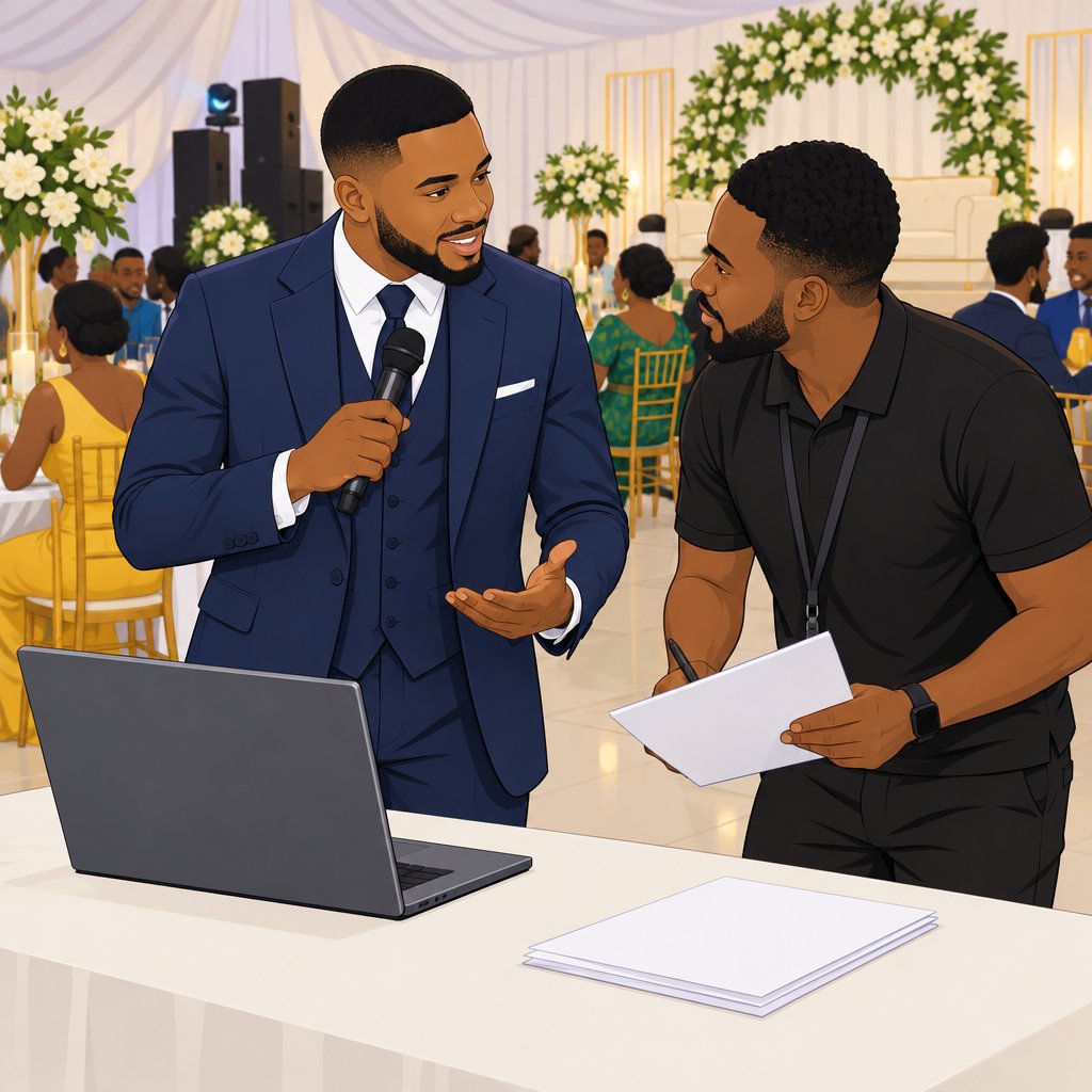 MC Socrates Naija Wedding MC and Vendor Help in Surulere, Lagos