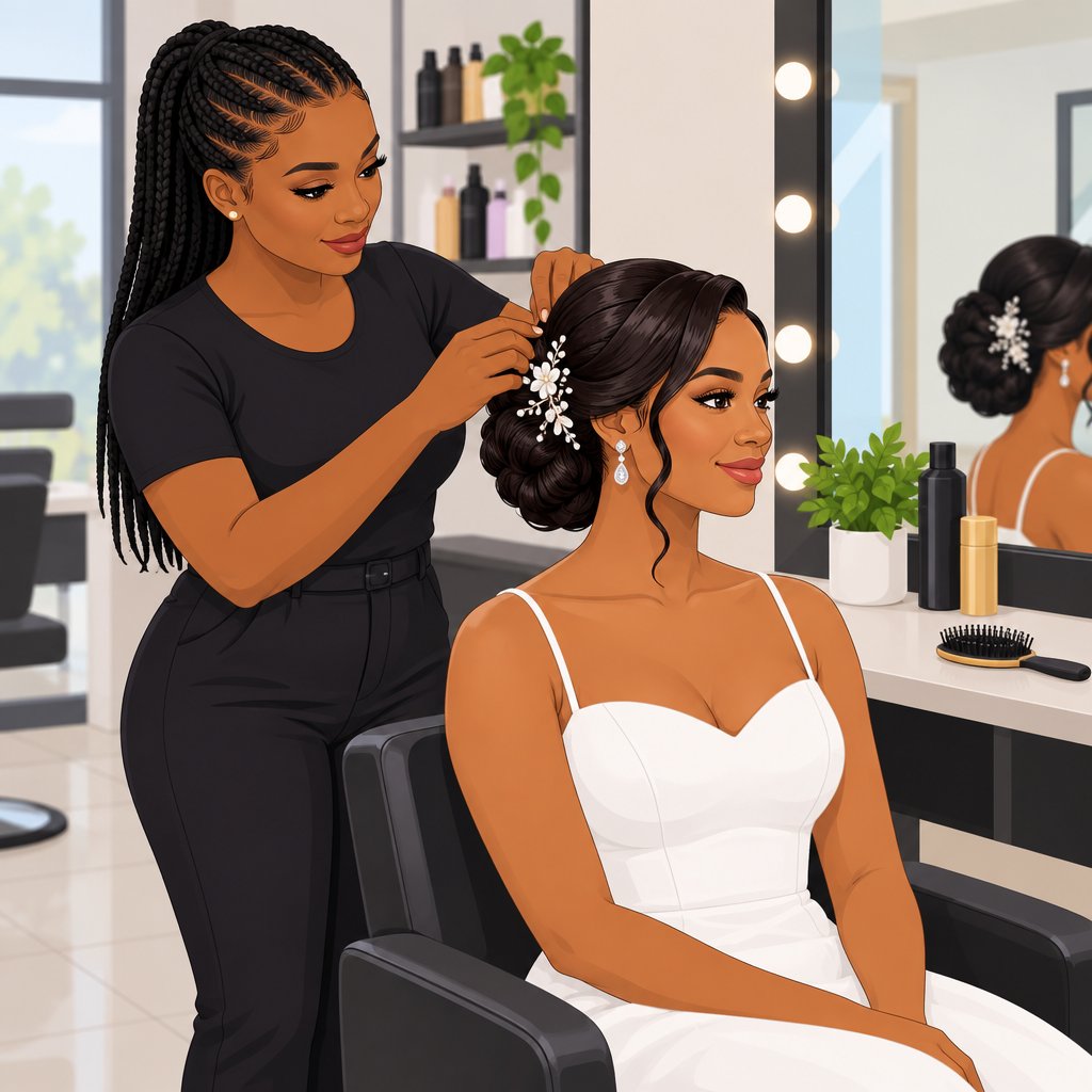 Mho Hairssentials Ibadan Bridal Hair Styling and Hairstyling