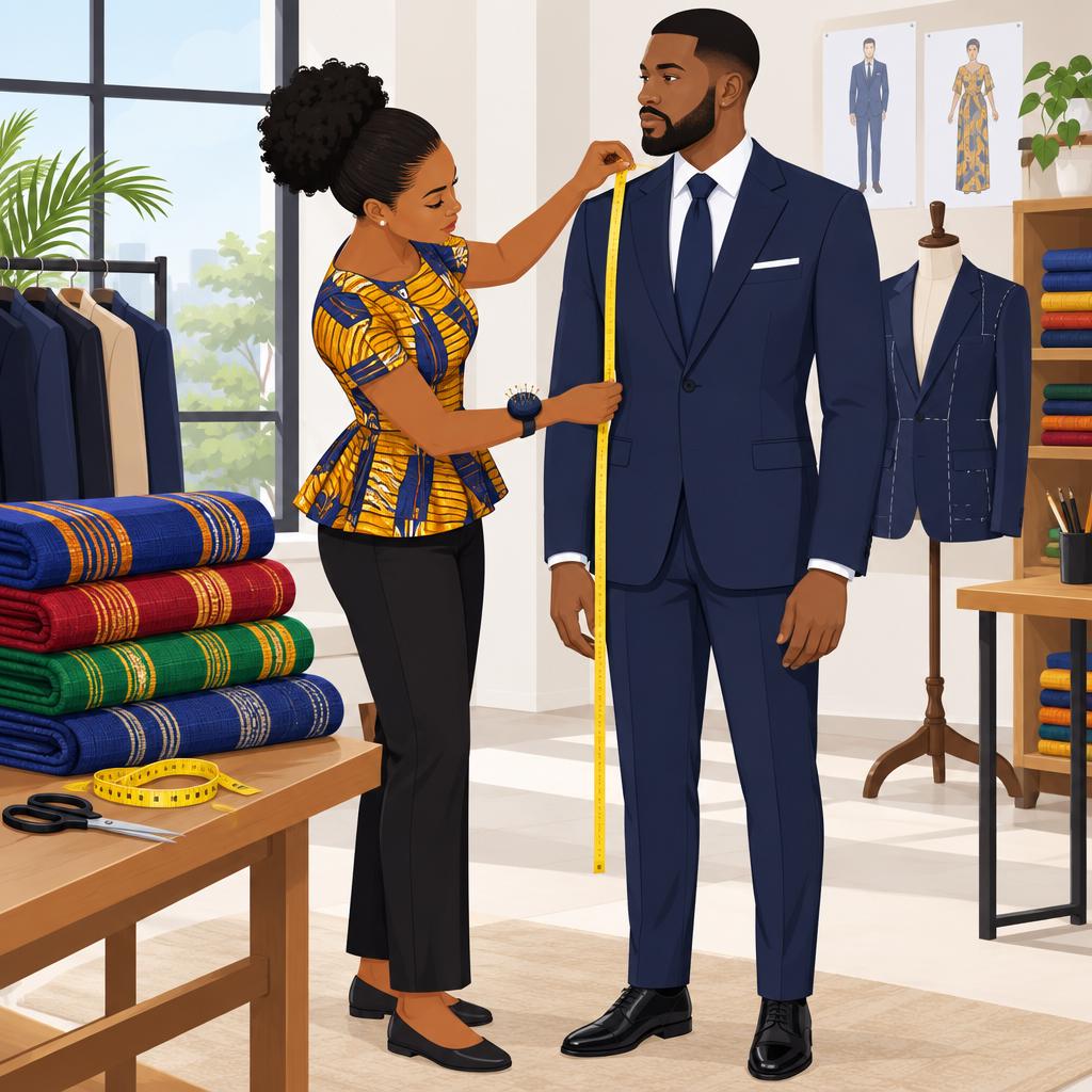 Middle Fashion Wears Agbarho: Custom Wedding and Groom Outfits