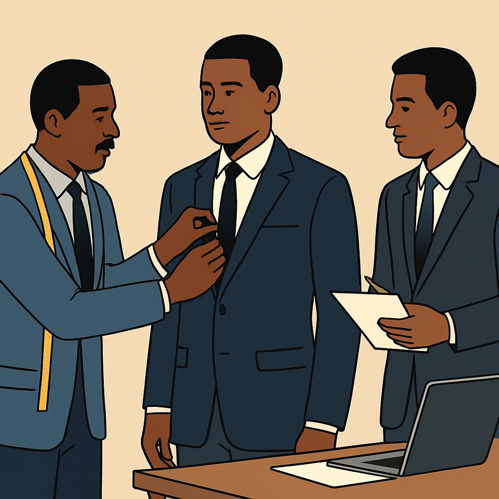 Movic Apparel Awka: Custom Groom Suits, Alterations and Style Training