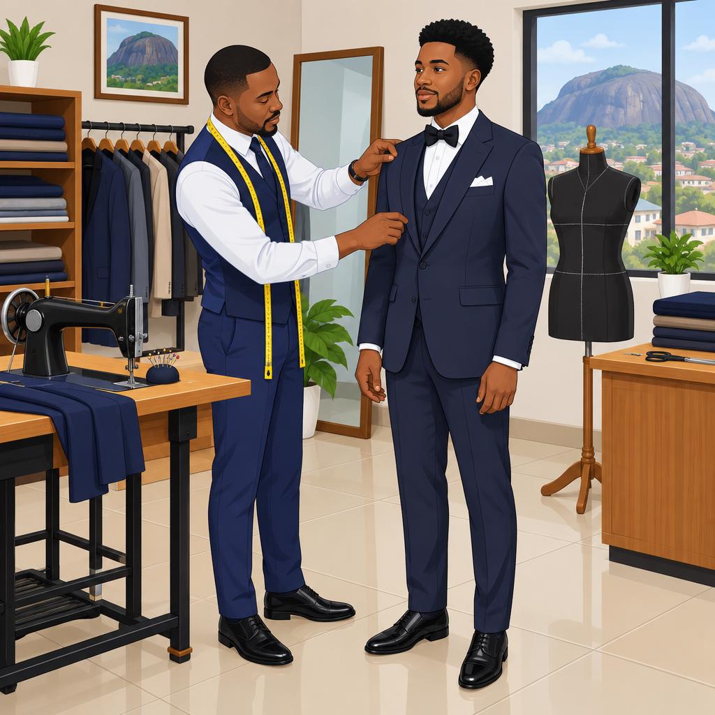 Mr Simple Fashion World Men's Tailoring and Groom Suits in Abeokuta