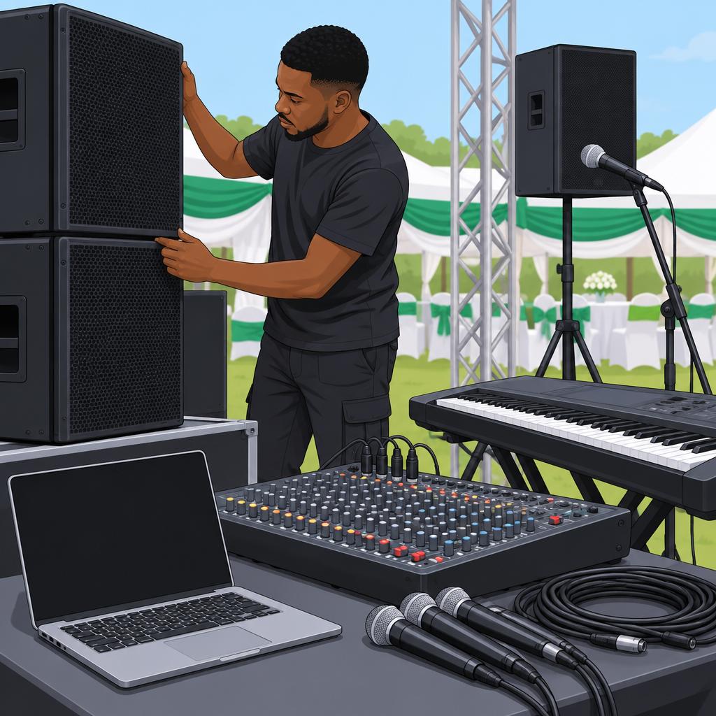 Nations Event Sound: Event Sound and Instrument Rental in Ibadan