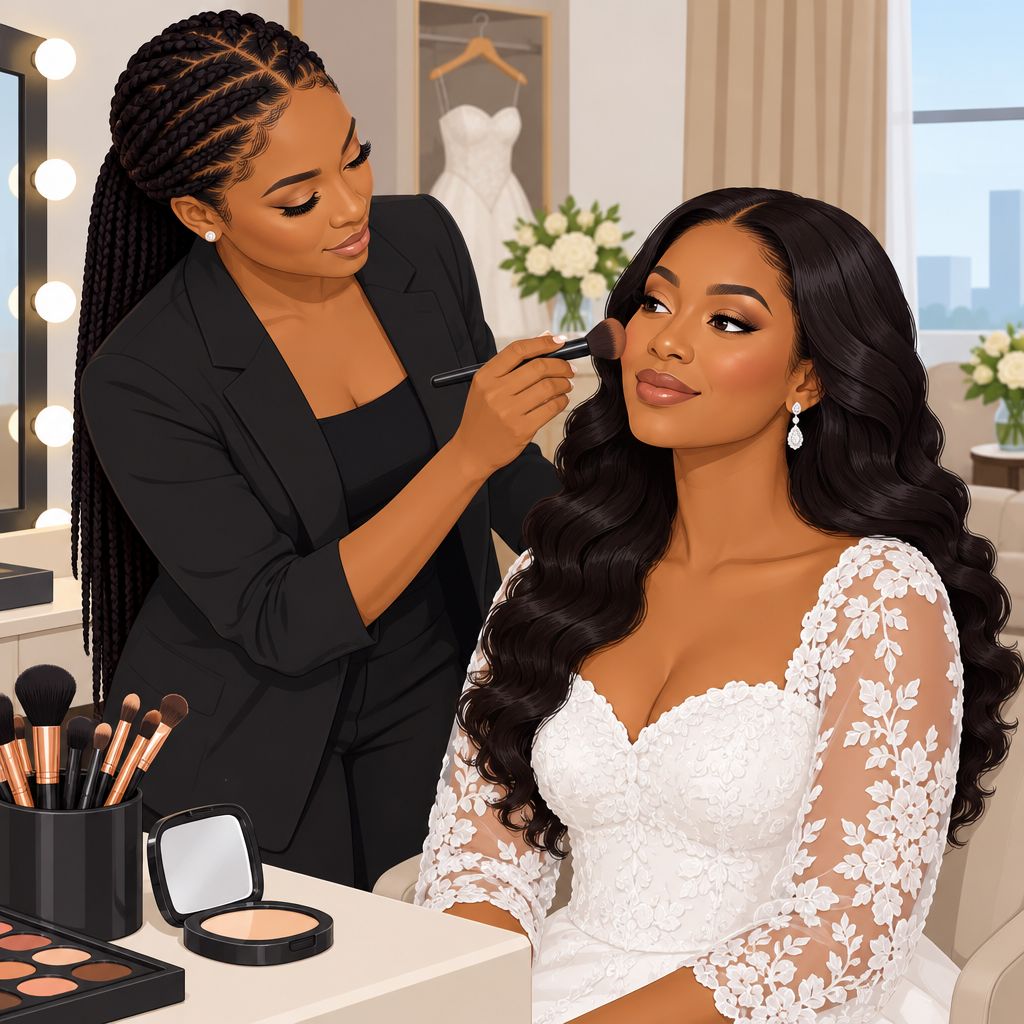Nwendy's Beauty Glam Bridal Makeup in Awka, Anambra for Weddings