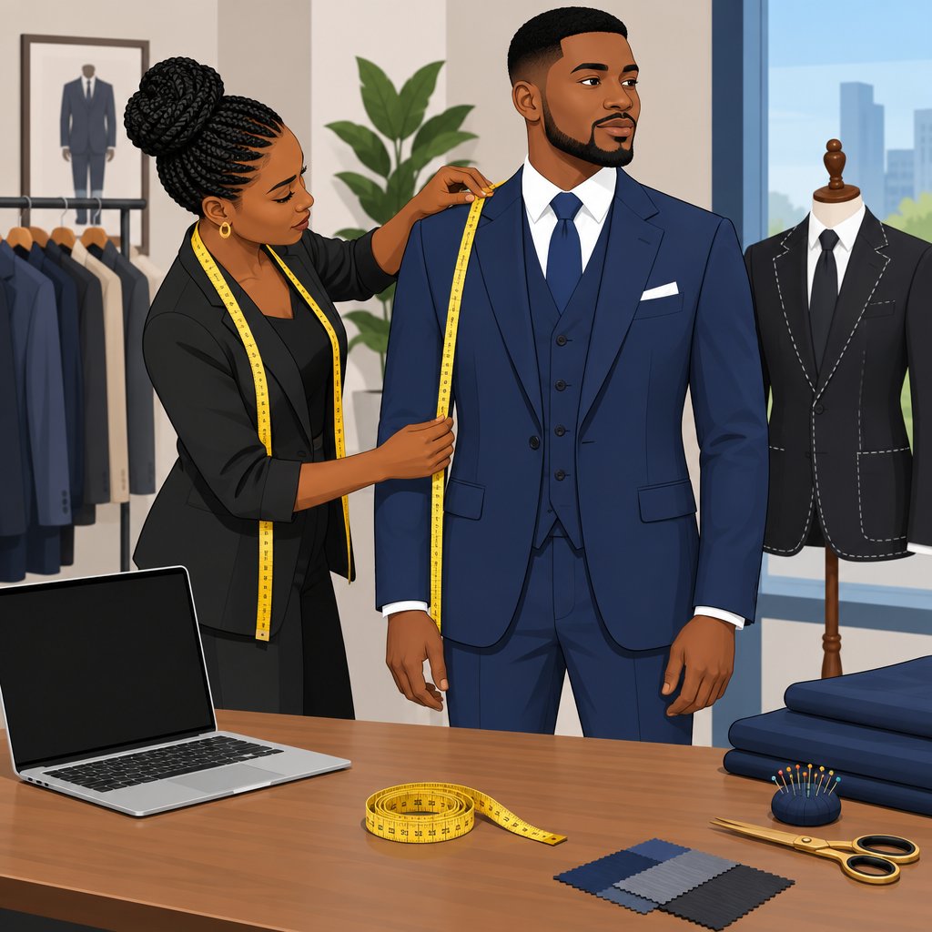 O'dunsin Couture Ilorin: Tailored Outfits and Groom Suit Styling