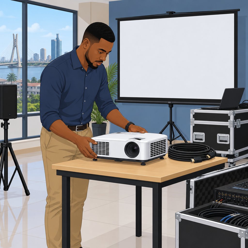 Oga Projector in Surulere, Lagos: Audiovisual Rentals and Repairs