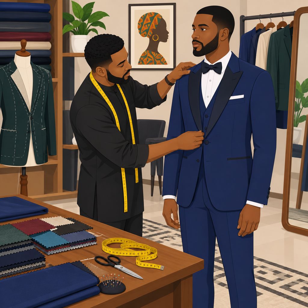 Olabelle Signature in Iba, Lagos: Custom Suits and Native Wear