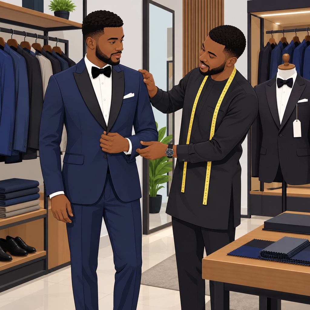 Olive Fashion Avenue: Groom Suits and Formalwear in Asaba, Delta