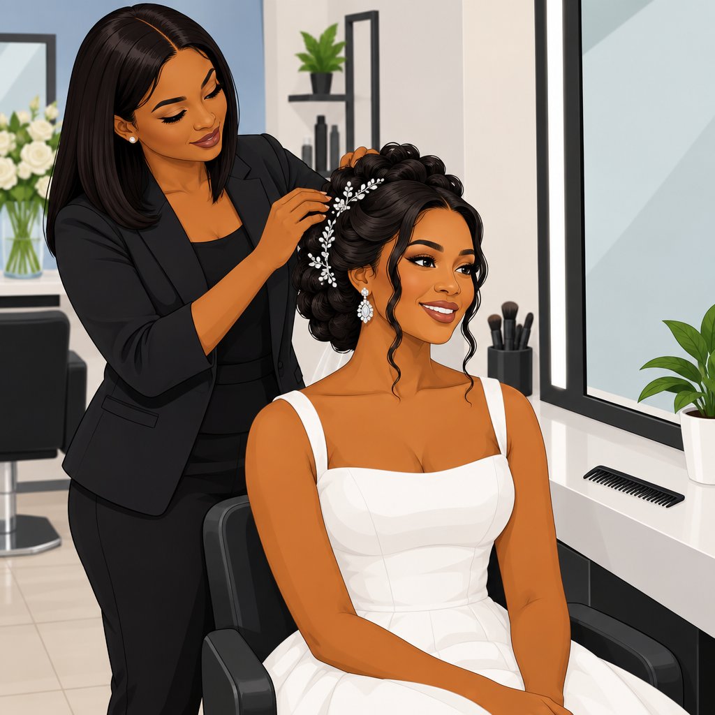 Olufunkee Signature Abeokuta Bridal Hair Styling and Makeovers