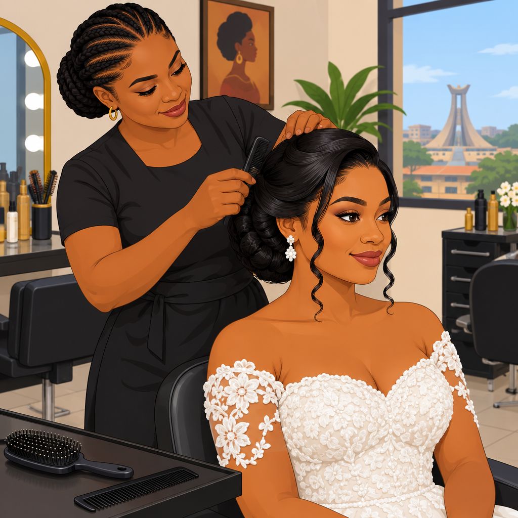 P Perfect Touch & Glam Bridal Hair Styling Salon in Benin City