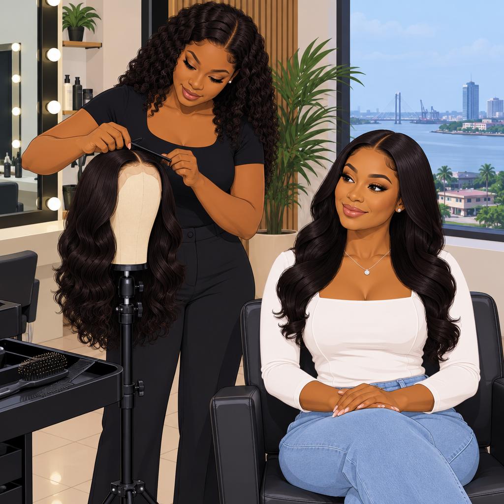Prestyled Bridal Wigs Port Harcourt Bridal Hair Styling Salon
