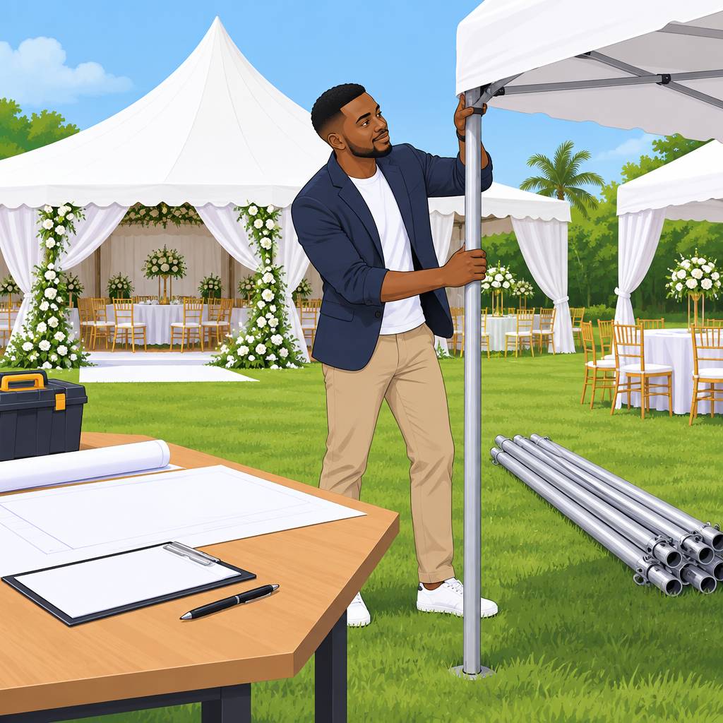 Raw Shelter Canopy & Tents in Chibiri, FCT | Marquee Tent Rental