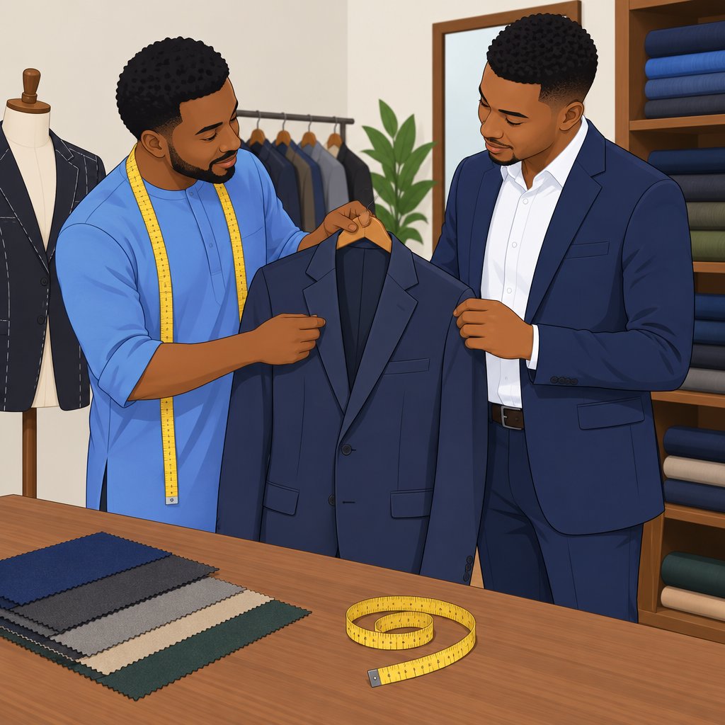 Reymide Lekki Custom Men's Suits, Kaftans and Traditional Wear