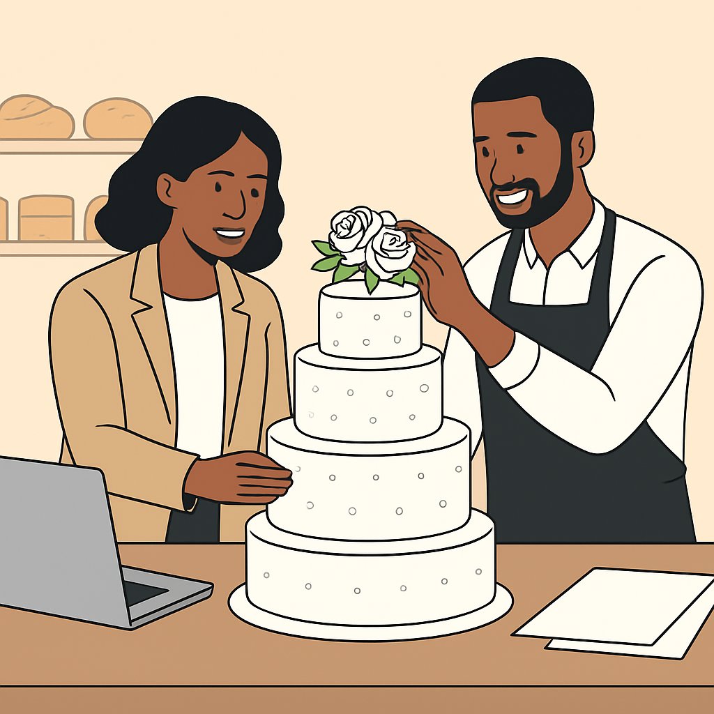 Rosie's Cake & Dishes Umuahia Wedding and Custom Cakes Bakery Delivery