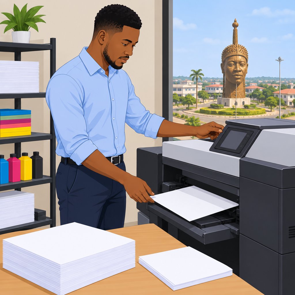 Rukky's Empire Printing House: Digital Printing in Benin City