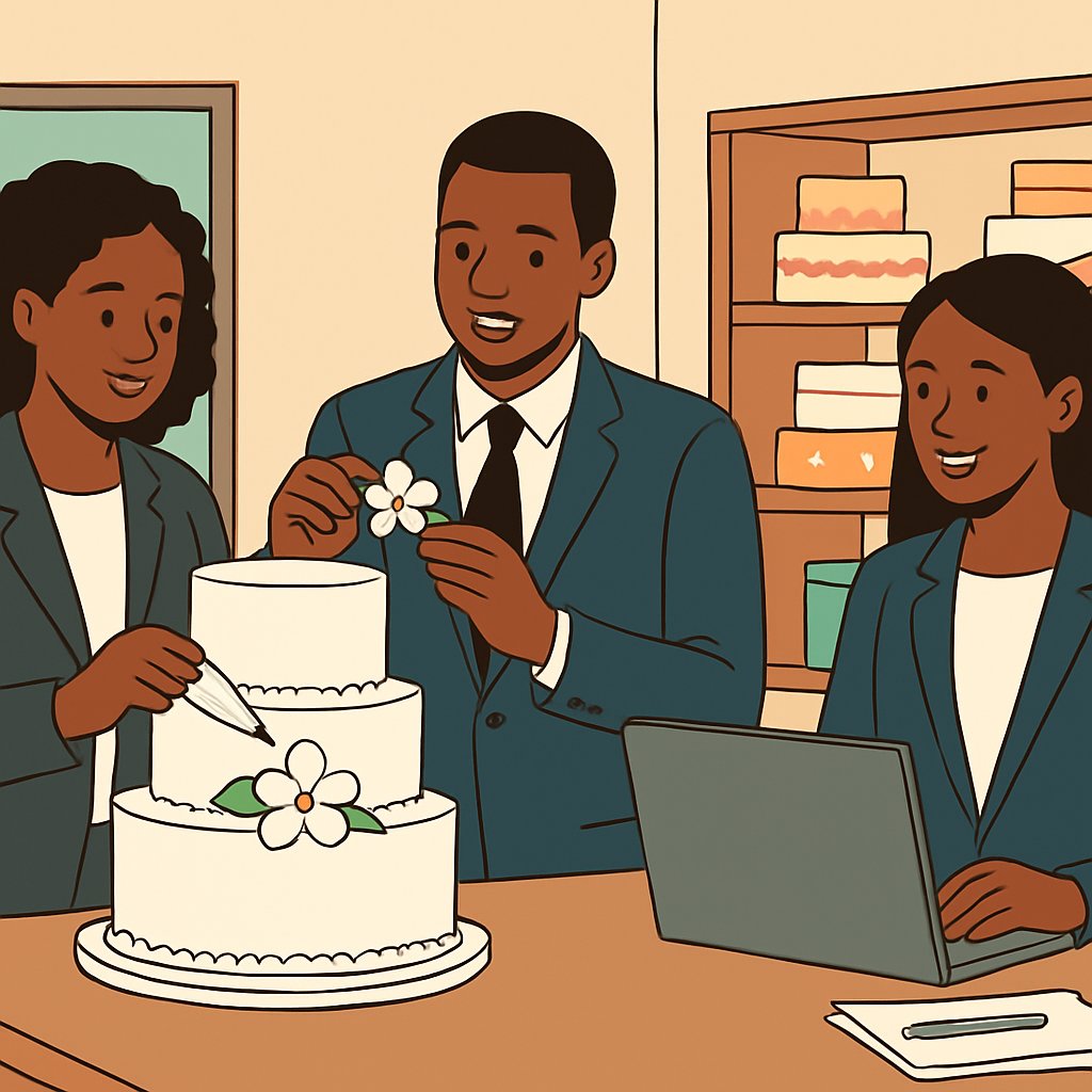 Savory's Peaks Bakes and Event Ijebu Ode Custom Wedding Cakes