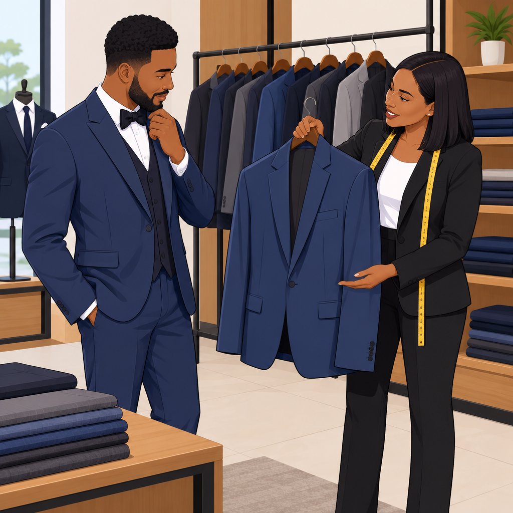 Seaquins Fashion Apparel: Groom Suit Shopping in Asaba, Delta State