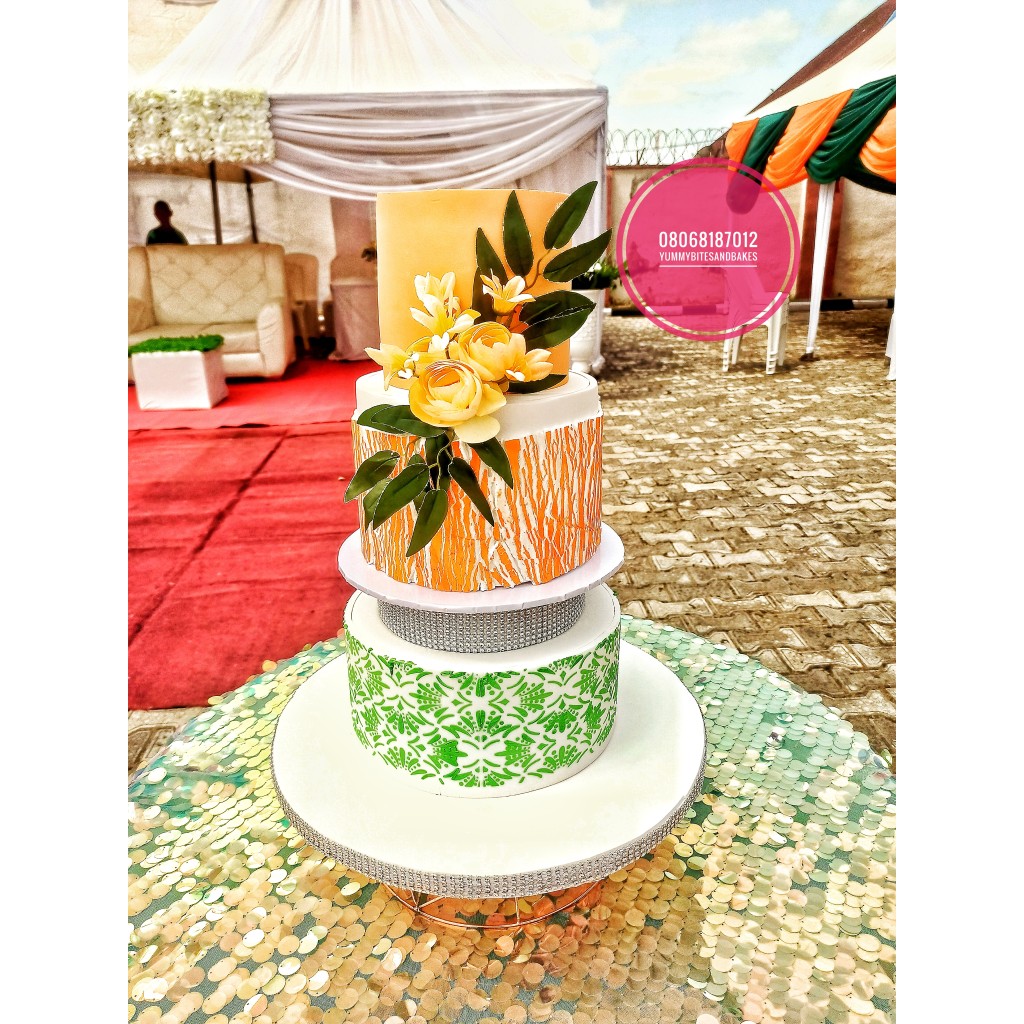 Yummy Bites and Bakes in Jalingo: Custom Wedding Cake Designs