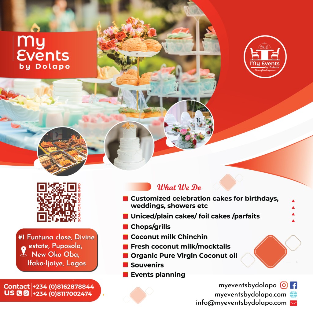 My Events by Dolapo Ifako-Ijaiye, Lagos Event Decor and Catering
