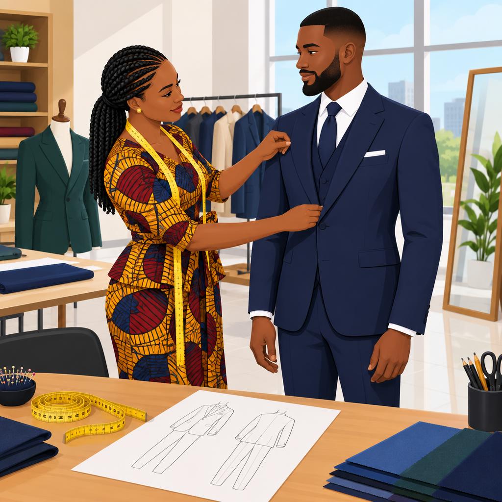 Sevic Couture in Abuja: Groom Suit Tailoring and Custom Fashion