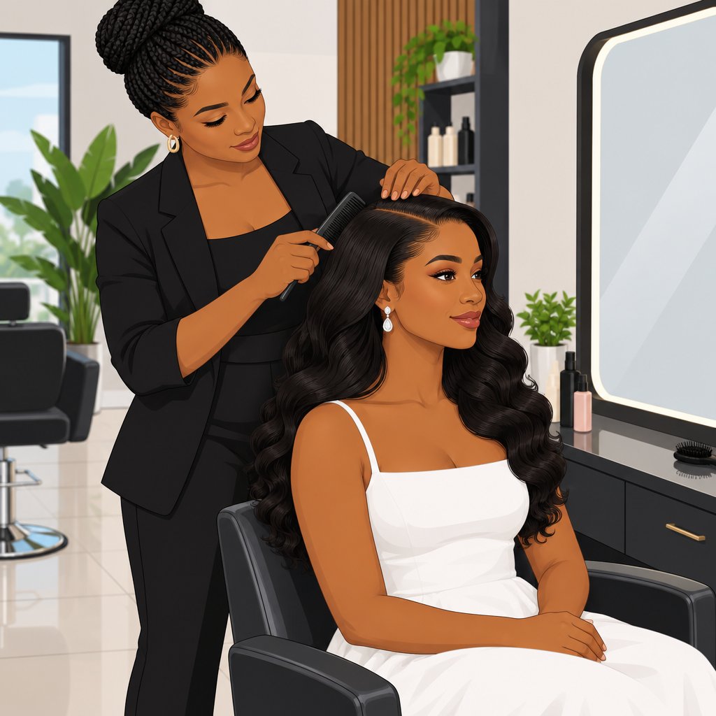 Slayed by Angie Bridal Hair Styling for Weddings in Warri, Delta