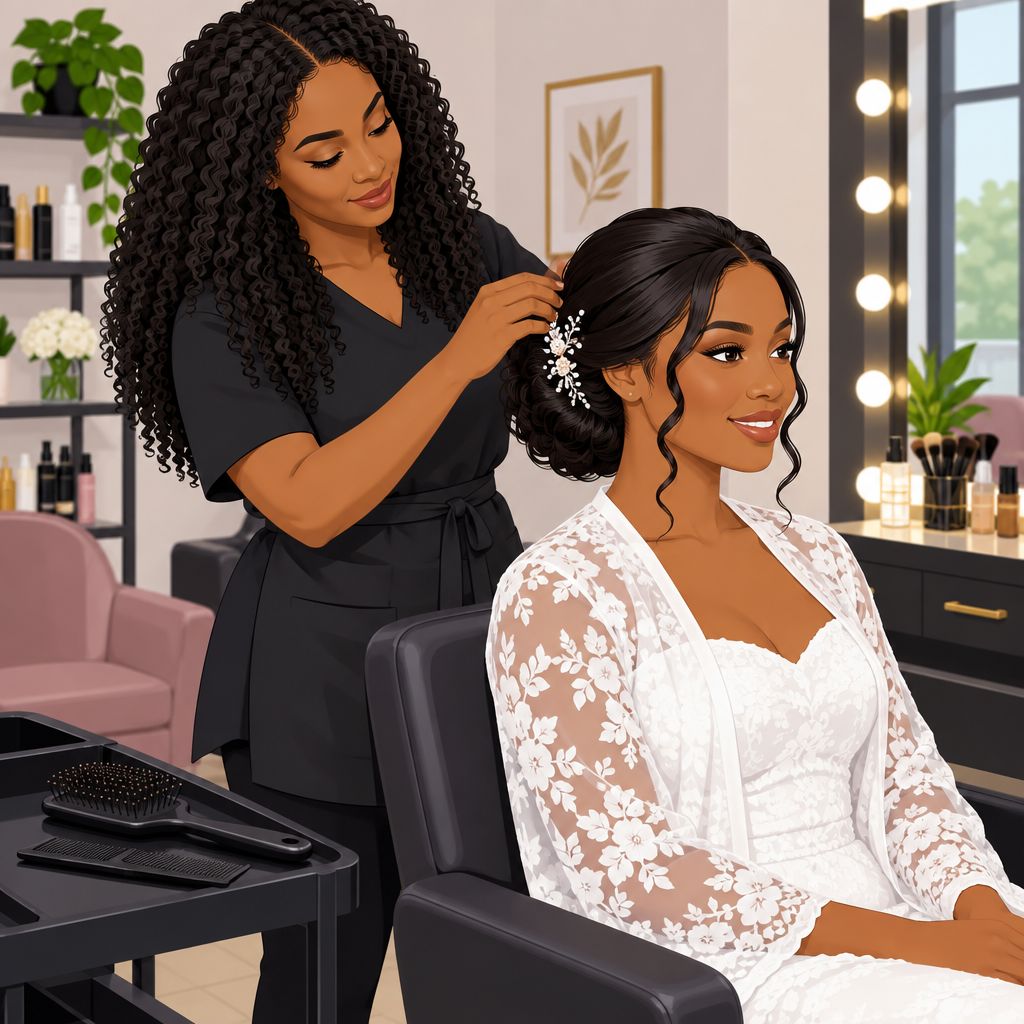 Steeze Hair and Beauty Salon | Bridal Hair Styling in Ado, Nasarawa