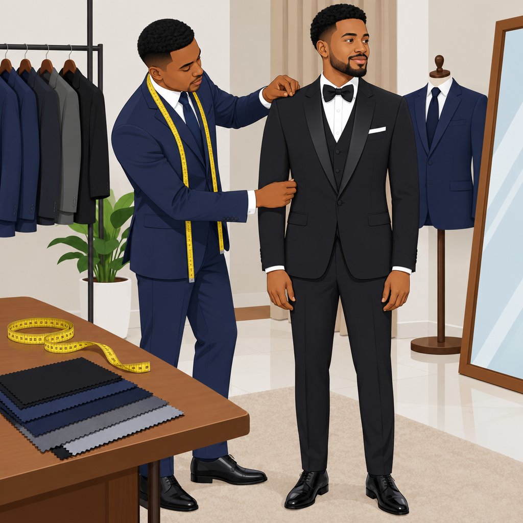 T Best Fashion Designer in Ado Ekiti for Groom Suit Tailoring