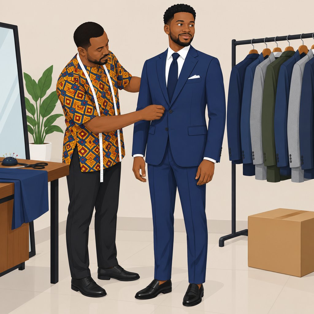 Tailoring Design Gombe Groom Suits and Men's Tailoring Delivery