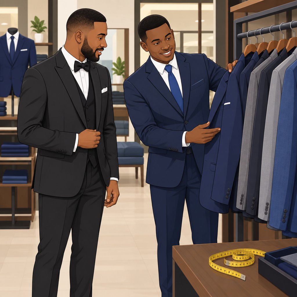 The Clothe Dealer Groom Suits and Formalwear in Onitsha, Nigeria