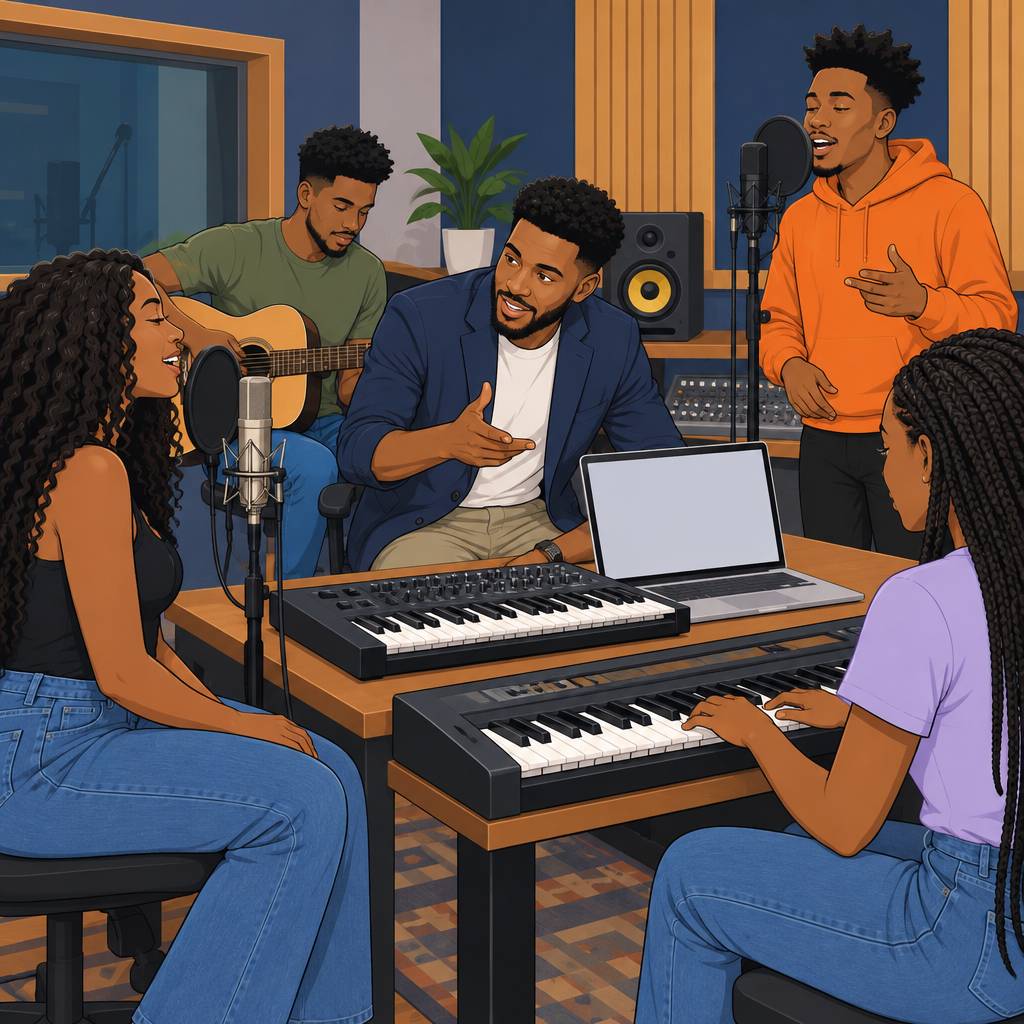 Timi Face Musical Studio Musical Group Production in Ibadan