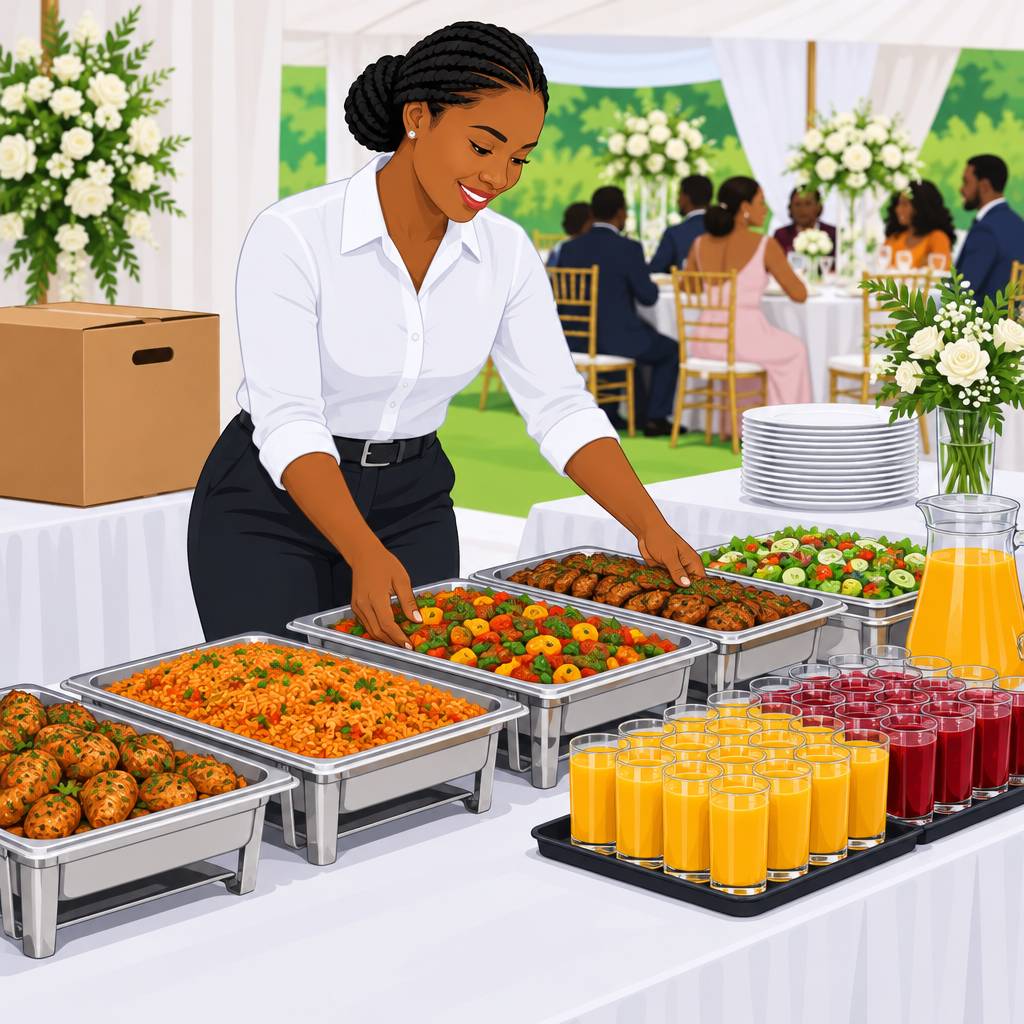 Treasures Kitchen & Catering Services in Sagamu for Meals and Drinks
