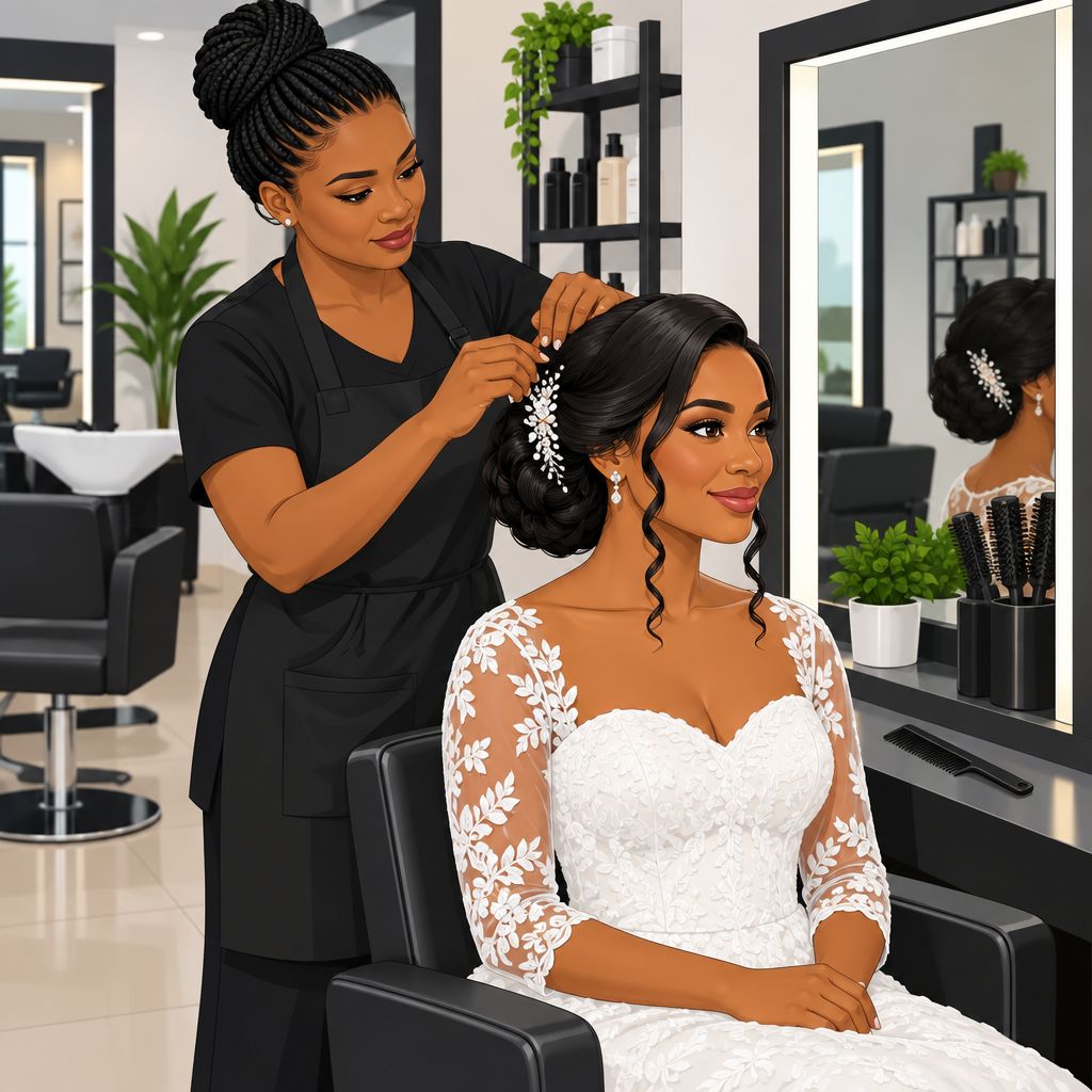 UB Unisex Salon Bridal Hair Styling and Beauty Services in Jos