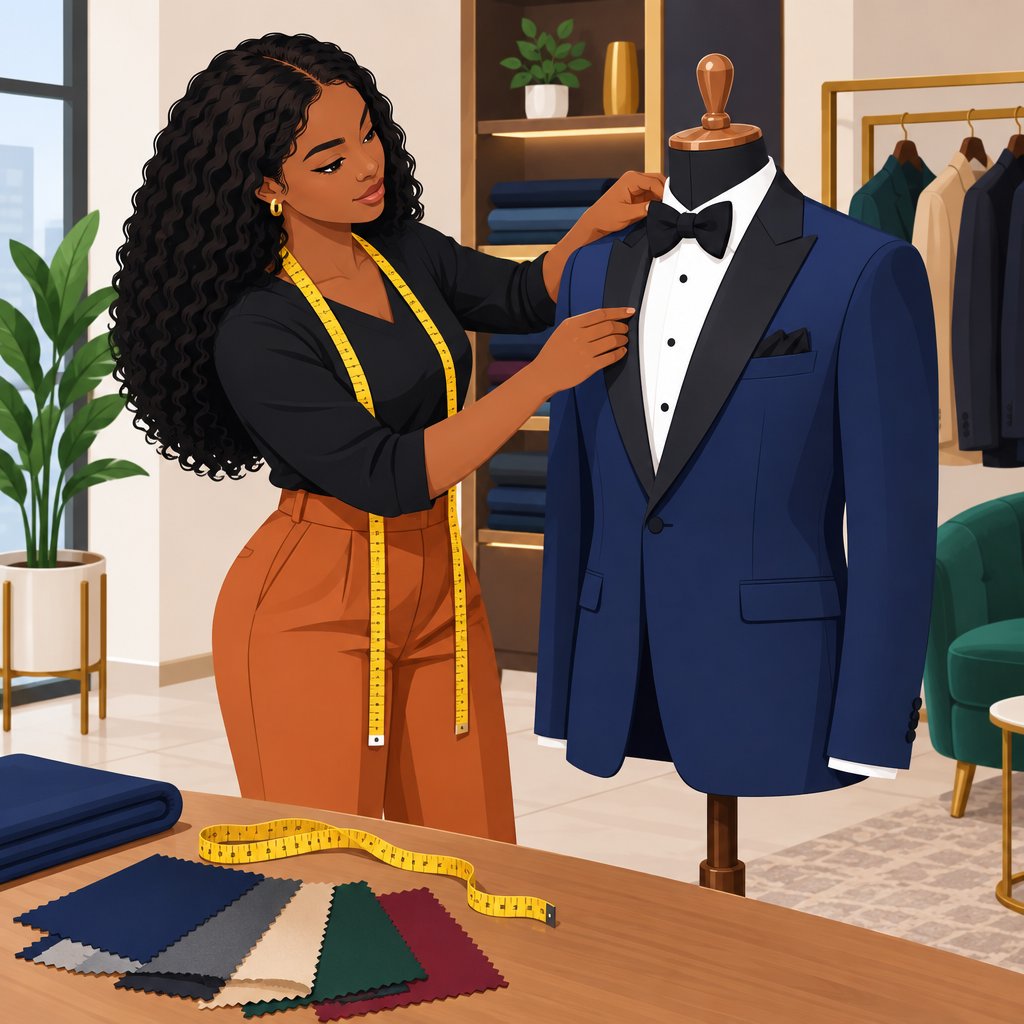UPC Queen's Apparel Groom Suit Shop and Fashion Design in Asaba