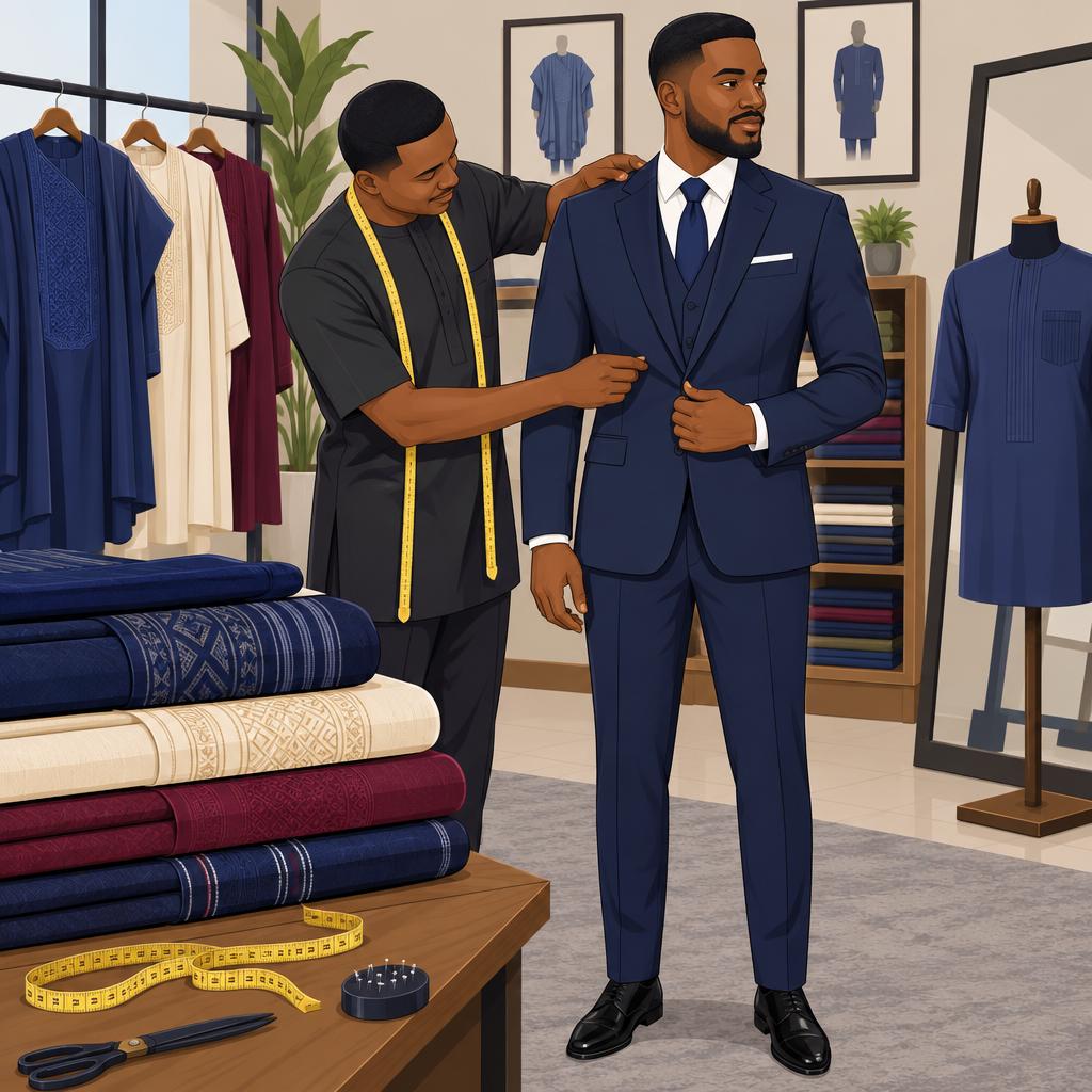 Vincent Fashion Empire, Minna: Suits, Agbada and Senator Wear