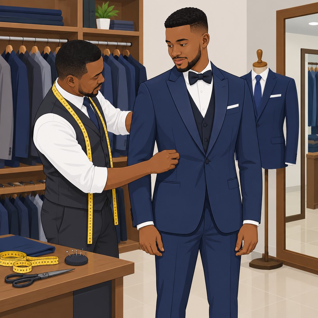 Vintage Couture Men's Suits in Abuja for Groom Suits and Formalwear