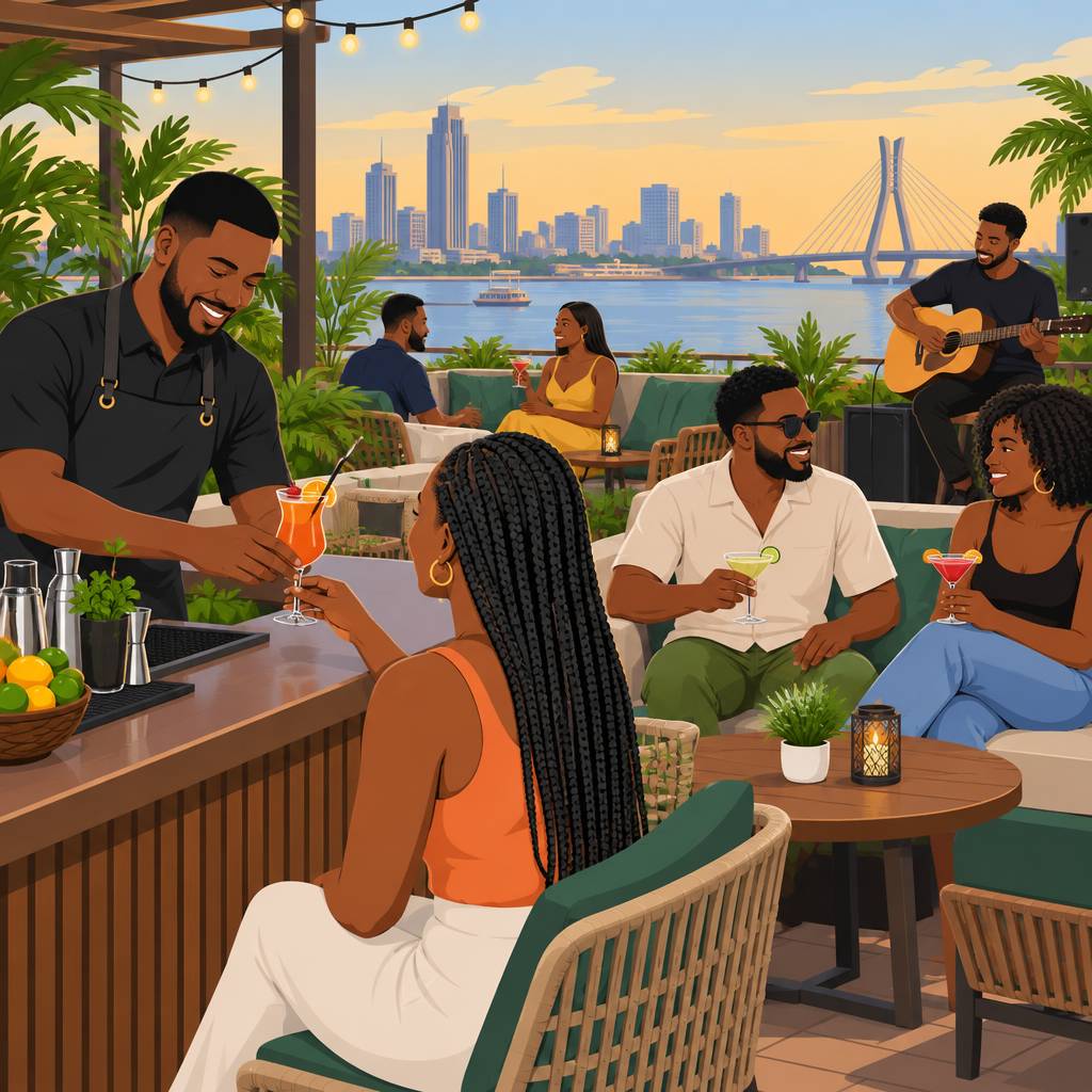 White Spot Lounge and Bar in Iju, Lagos: Cocktails and Live Music