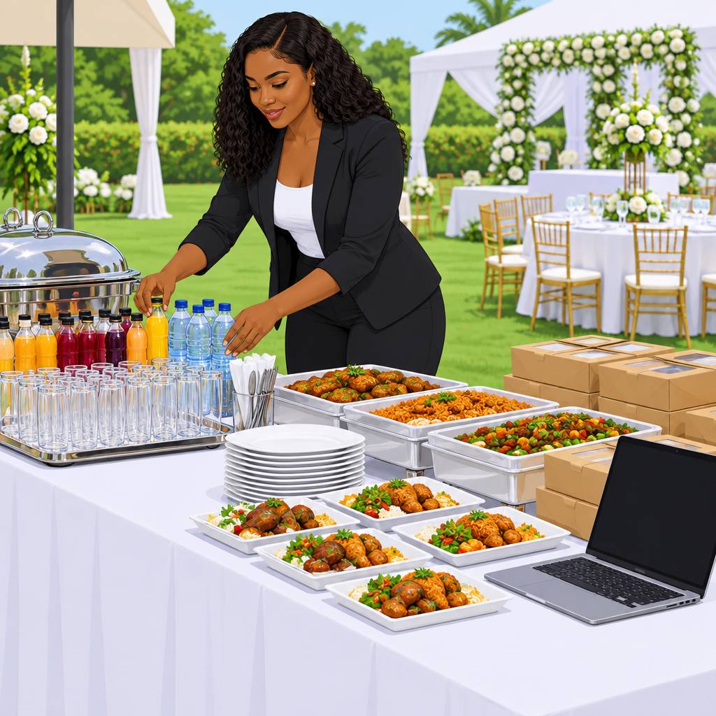 With God Catering Services Behind in Abeokuta Drinks Catering