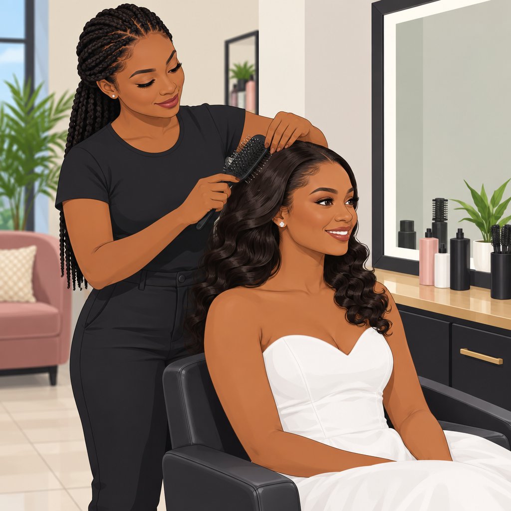 Wren's Beauty Hub Hair and Scalp Care in Ife for Bridal Styling