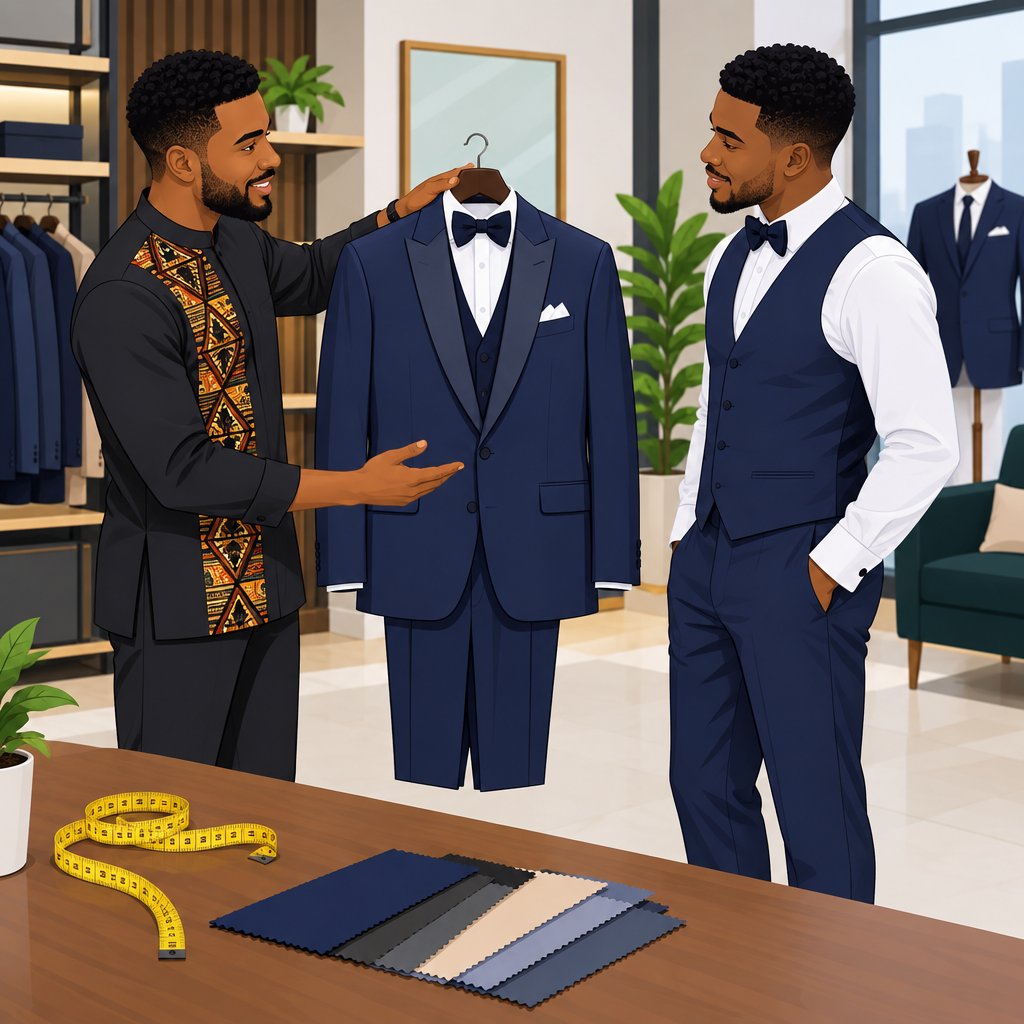 Classy Ola Clothing: Groom Suit Fashion Designer in Akure, Nigeria