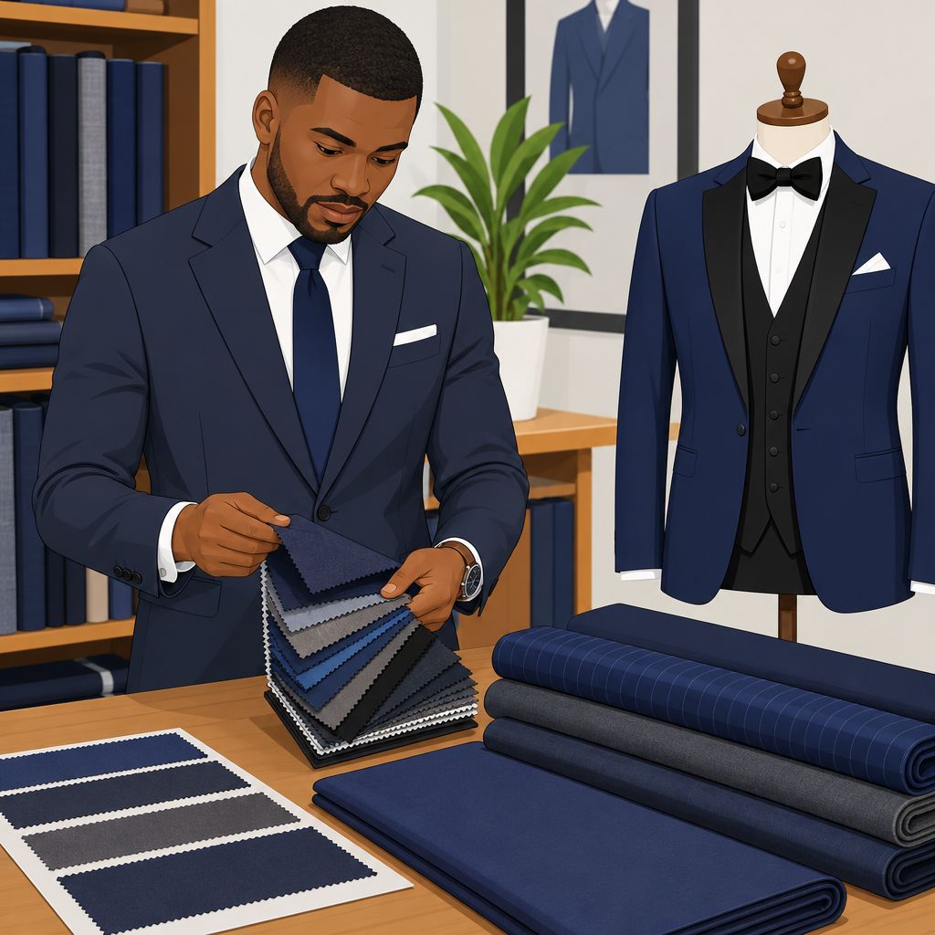 Elpha Fashion Designer Kano Tailoring Materials for Groom Suits