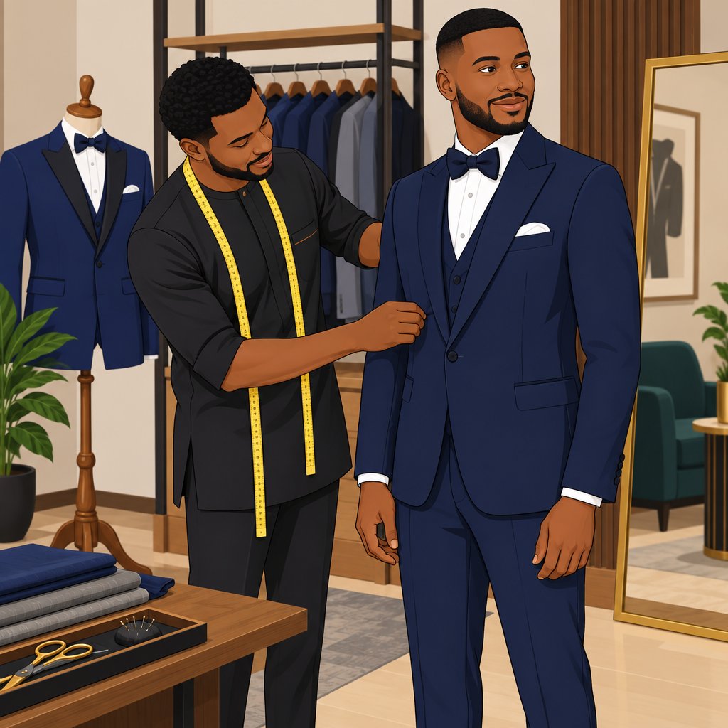 Erudite Couture: Groom Suit Tailoring and Formalwear Services in Ondo