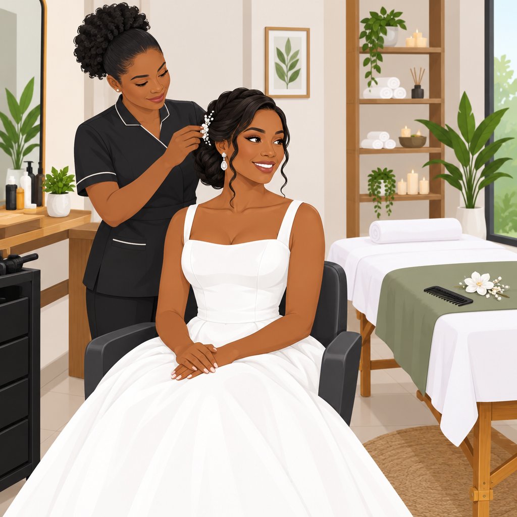 Luxita Spa and Salon in Gwarinpa for Bridal Hair and Spa Care Services