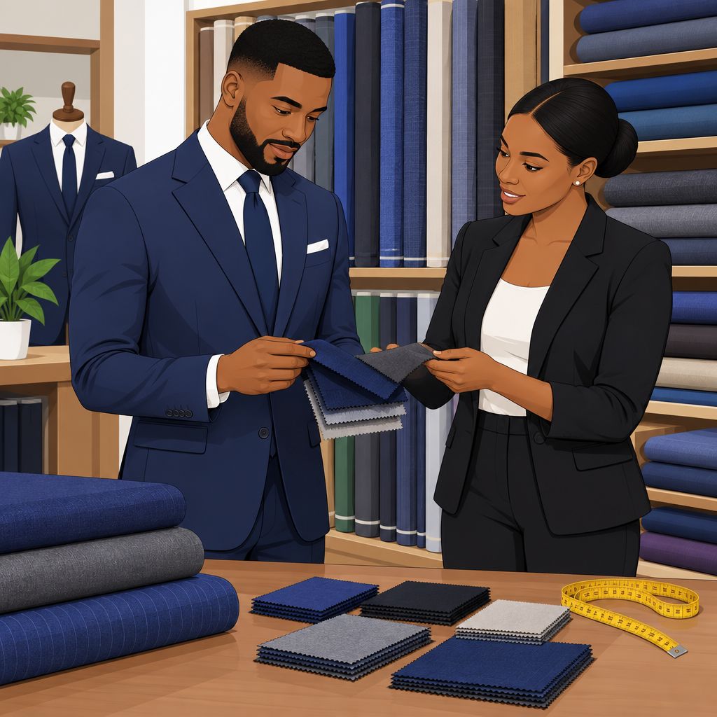 Zee Divas Fabric Empire Osogbo Fabrics for Groom Suits and Formalwear
